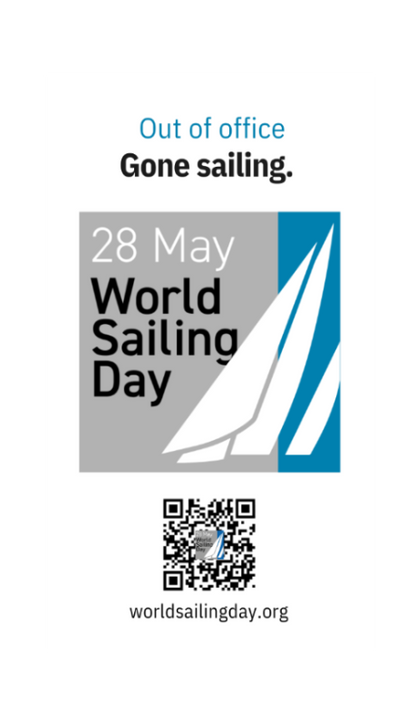 Hey ! I'm going sailing !