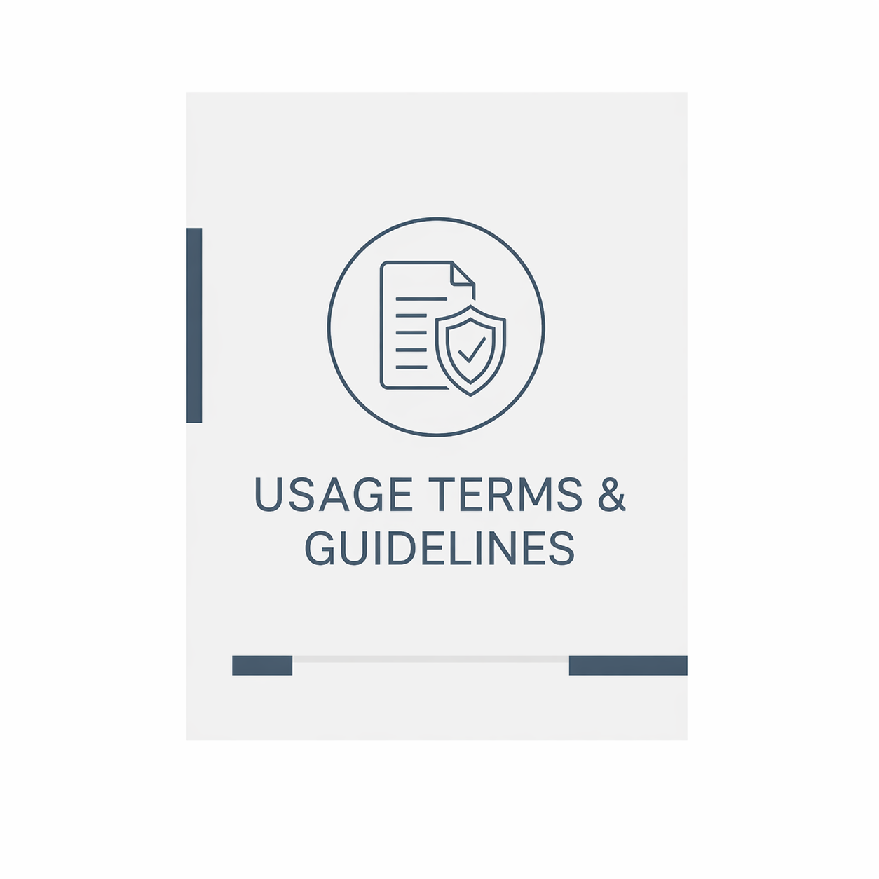Usage Terms & Guidelines